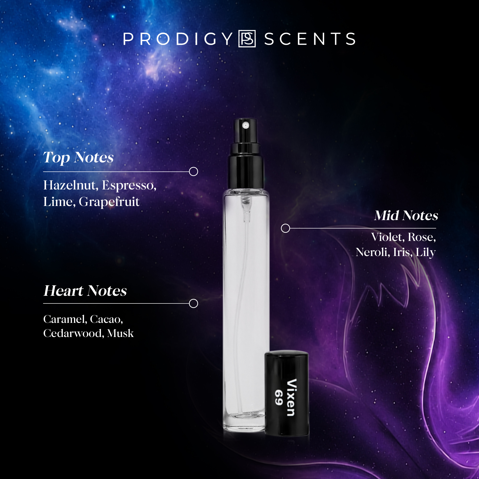 Prodigy Scents Vixen 69 Eau de Parfum – 1.14 fl oz Travel Size Luxury Perfume Spray – Long Lasting Mini Luxury Perfume for Women - Image 7