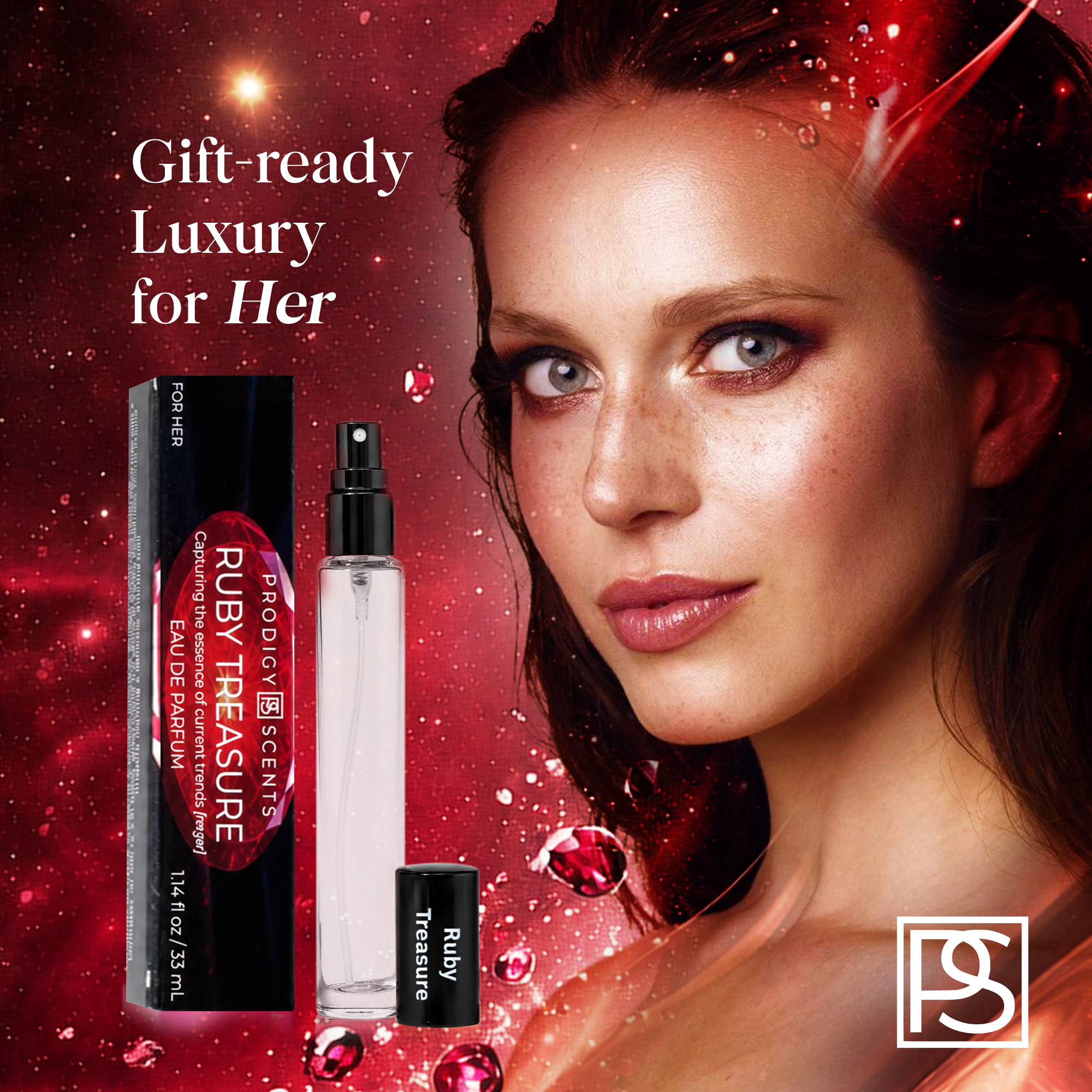 ELEGANT FLORAL & WOODY SCENT NOTES: This travel size fragrance blends Damask rose and Tahitian orchid with warm cedarwood, myrrh, and praline notes. The result is a sophisticated women's eau de parfum that evolves beautifully from floral freshness to soft woody sweetness.