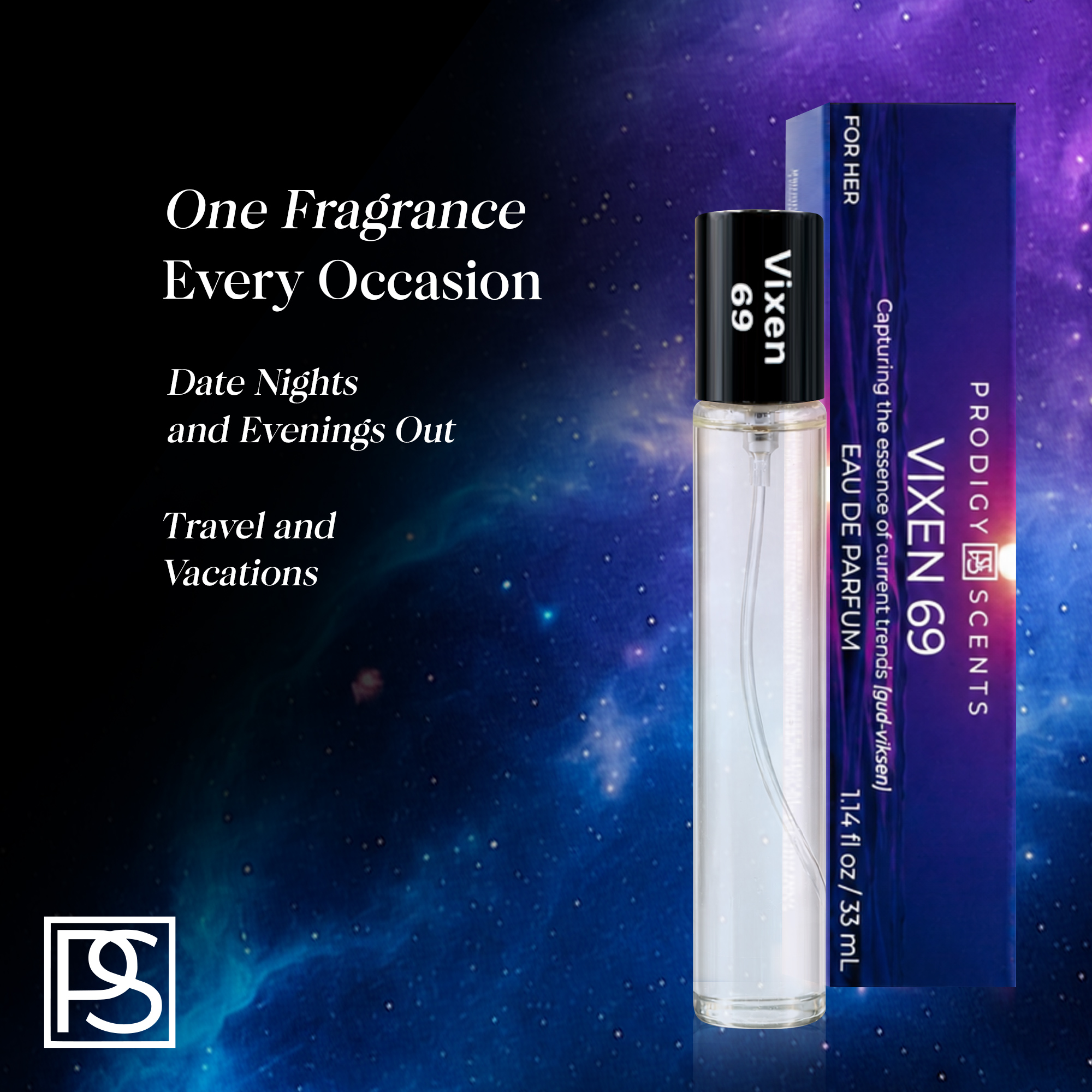 Prodigy Scents Vixen 69 Eau de Parfum – 1.14 fl oz Travel Size Luxury Perfume Spray – Long Lasting Mini Luxury Perfume for Women - Image 9