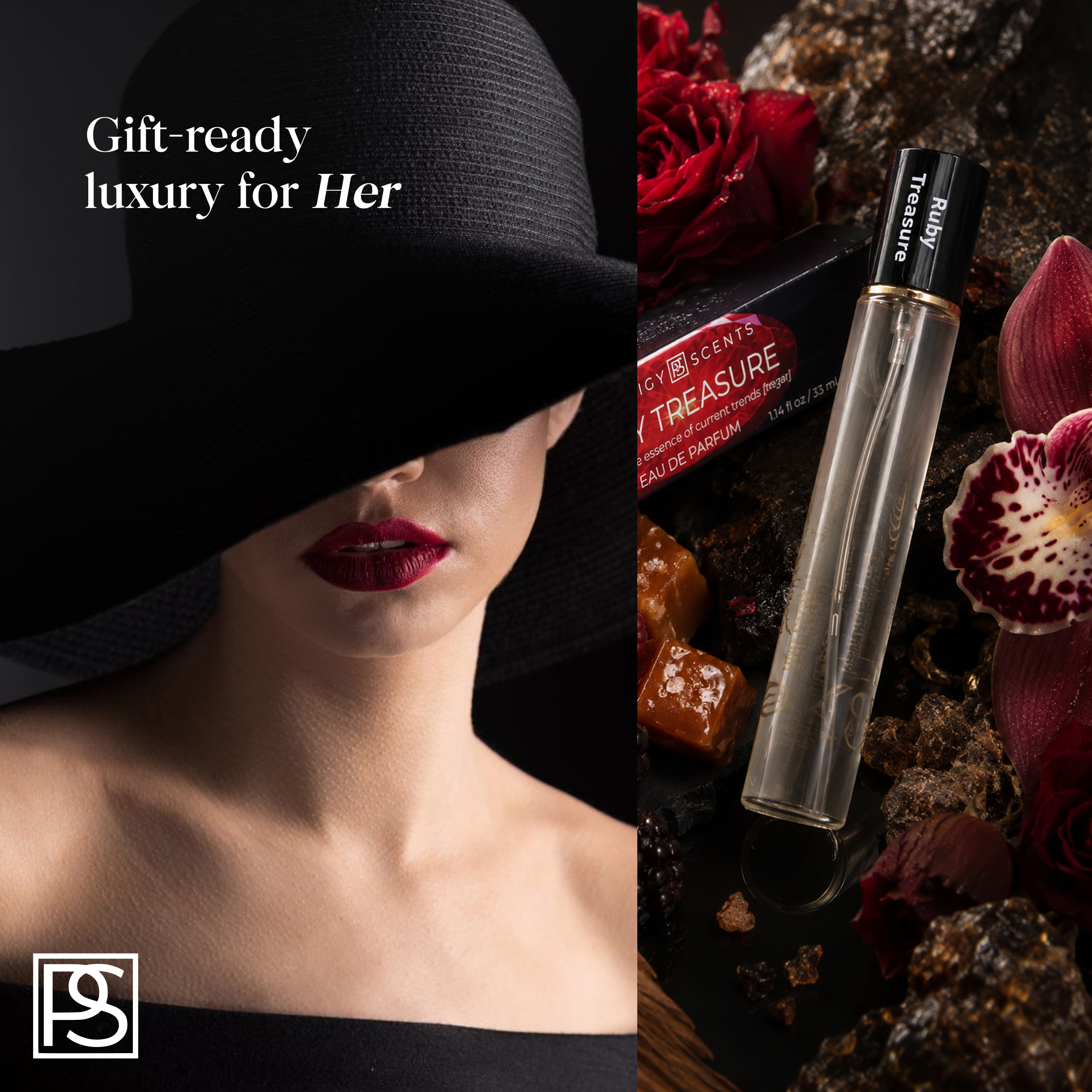 STYLISH GIFT-READY WOMEN’S FRAGRANCE: Ruby Treasure is a refined women perfume travel size fragrance suitable for birthdays, holidays, or special occasions. This womens travel size perfume combines portability, elegance, and a versatile scent profile many fragrance lovers enjoy.