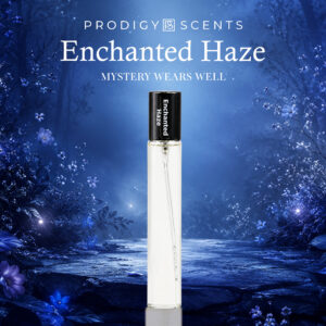 Prodigy Scents Enchanted Haze, 1.14 fl oz Eau de Parfum for Men Long Lasting and Refined Fragrance with Citrus, Spice, Amber Notes.